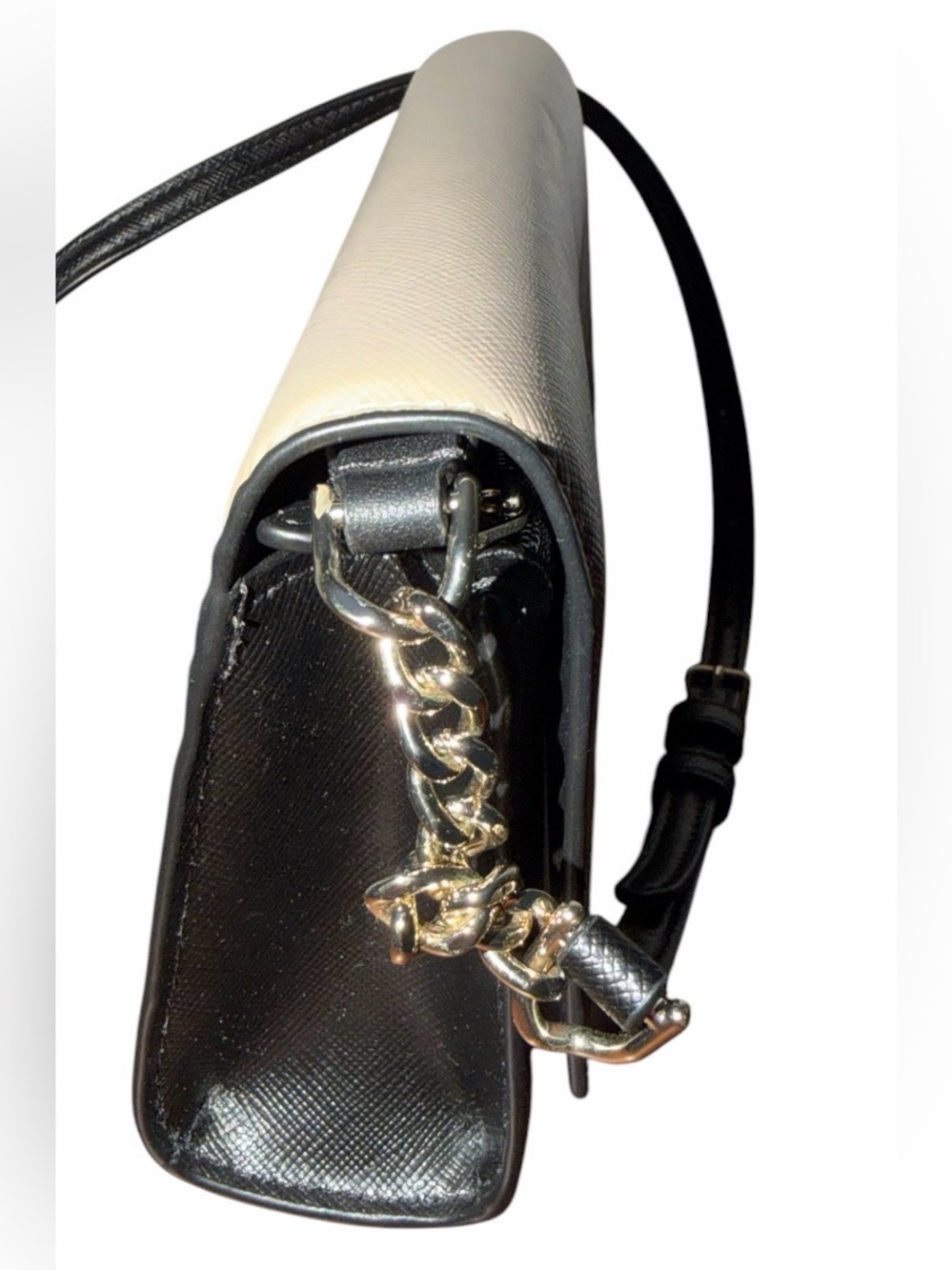 kate spade Staci Two-Tone Blush and Black Crossbody Bag - Picture 9 of 9